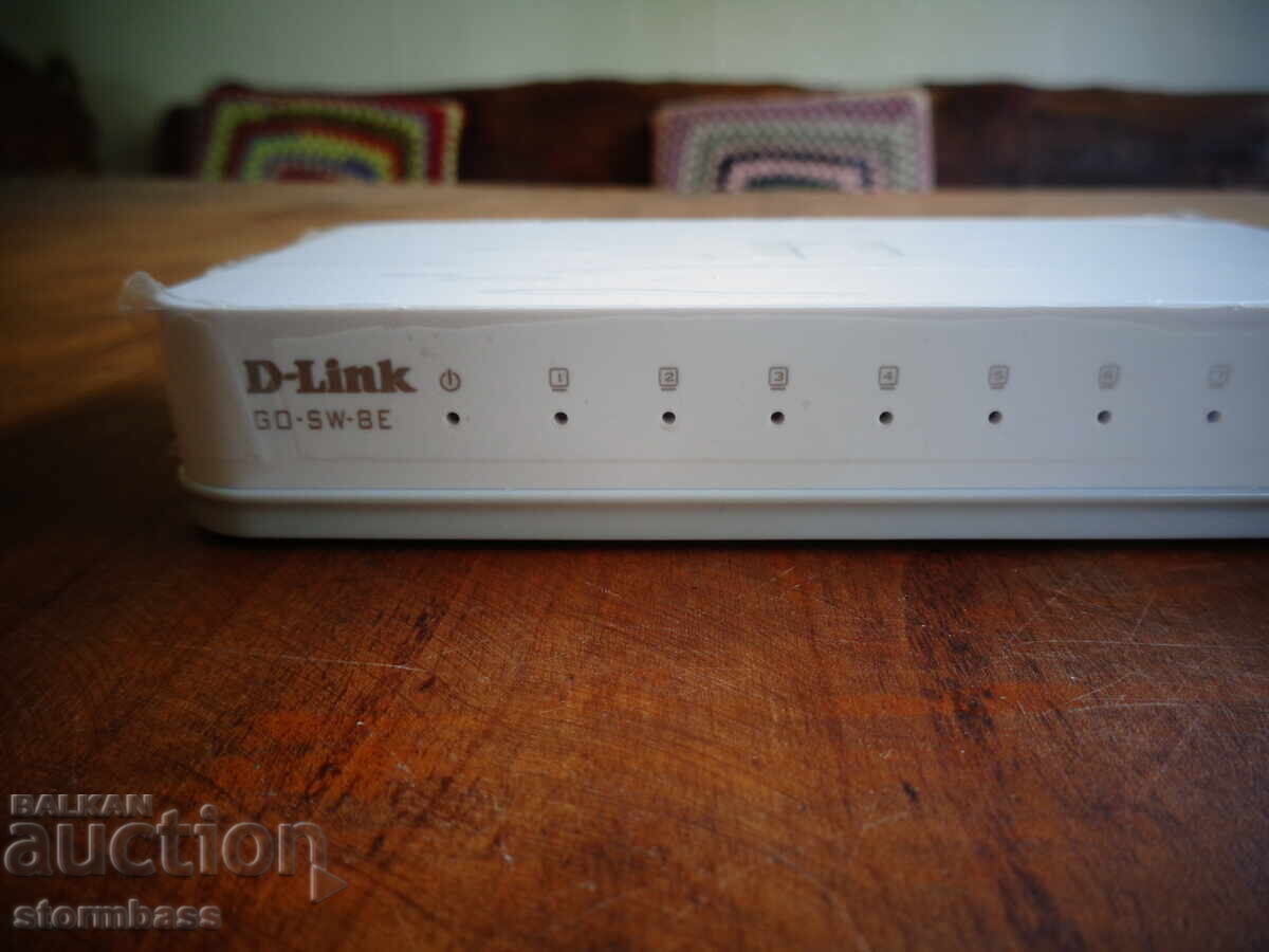 D-link GO-WS-8E 8 port Switch with price 8.00 BGN | € 4.09