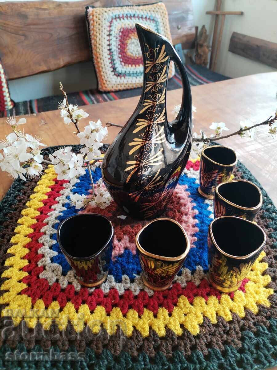 Σερβίς για ρακή με κανάτα και 5 ποτήρια - 7