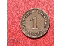 Germania-1 pfennig 1908 G-Karlsruhe