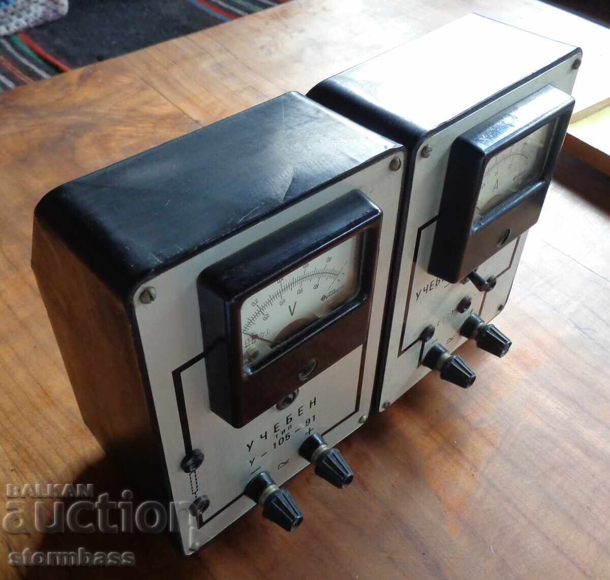 Аукцион Соц Волтметър и Амперметър