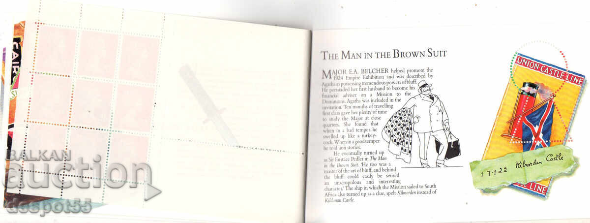 1991. United Kingdom. Agatha Christie - Royal Mail. Booklet - 5