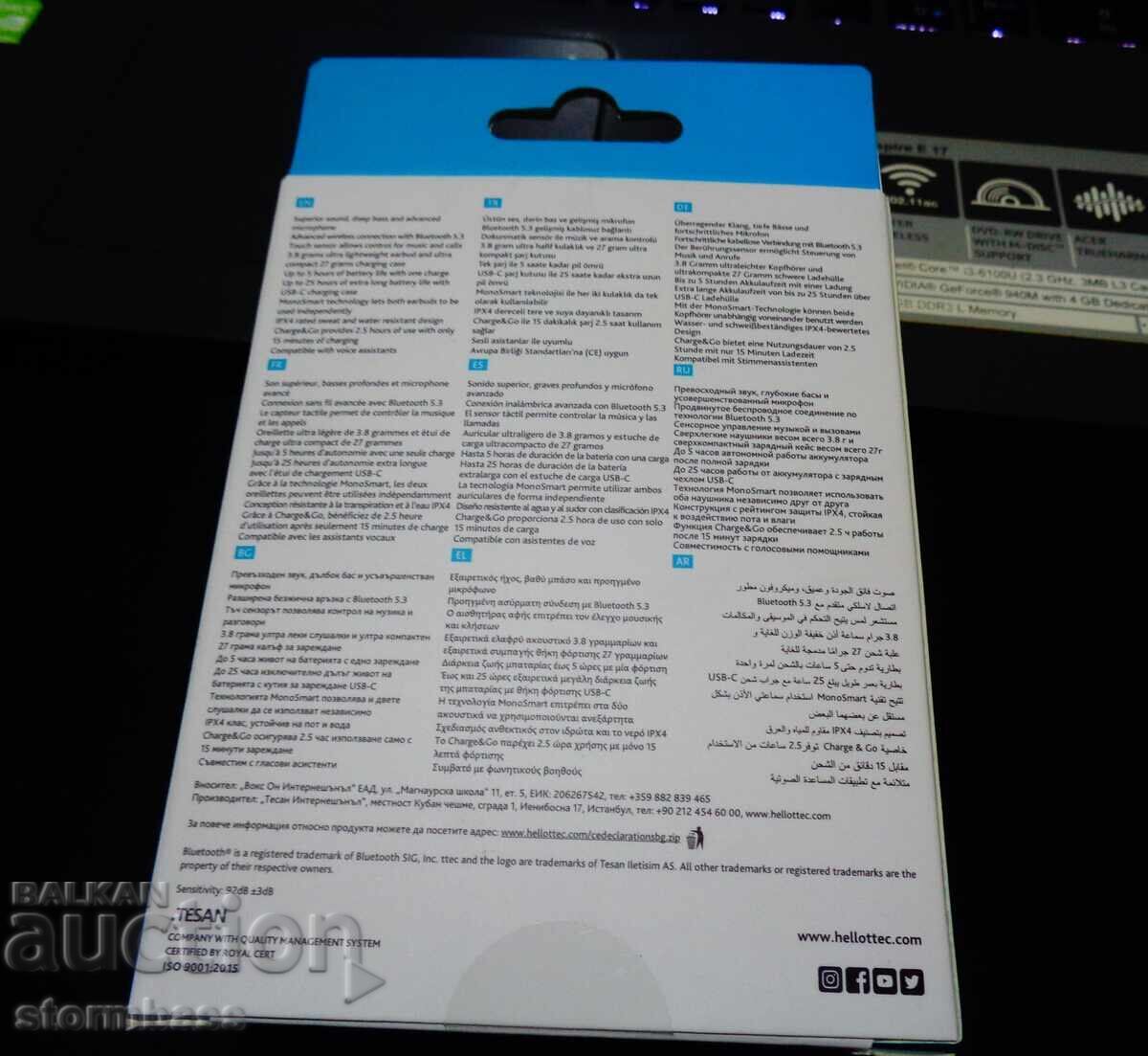 Ακουστικά Ttec Mode Bluetooth ακουστικά με τιμή € 14.20 | 27.77 BGN