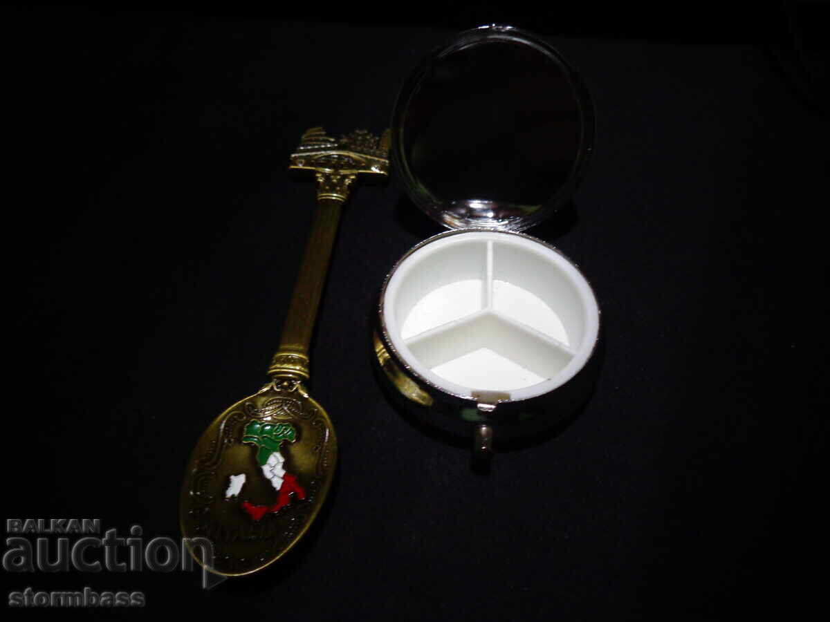 Παράδοση Συλλεκτικό κουταλάκι τσέπης σταχτοδοχείο