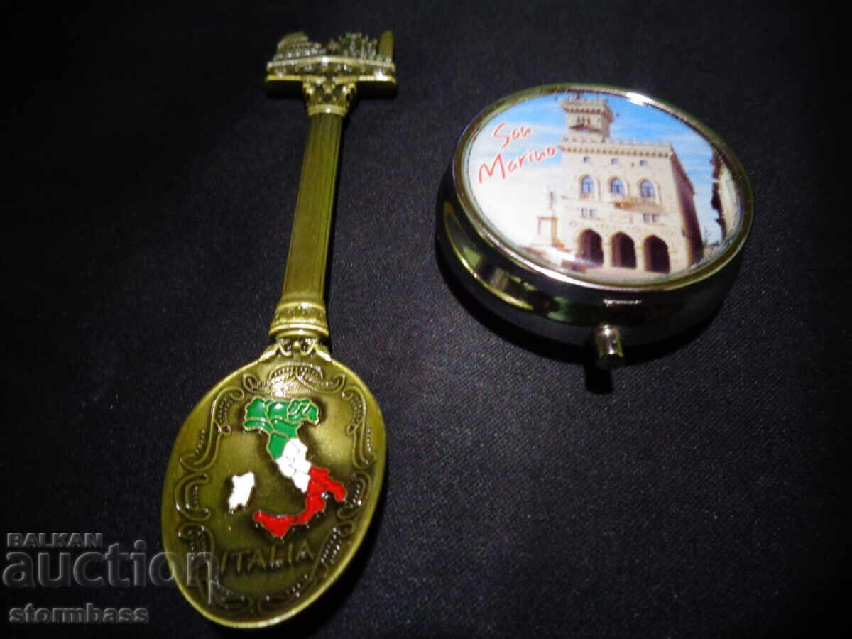 Συλλεκτικό κουταλάκι τσέπης σταχτοδοχείο