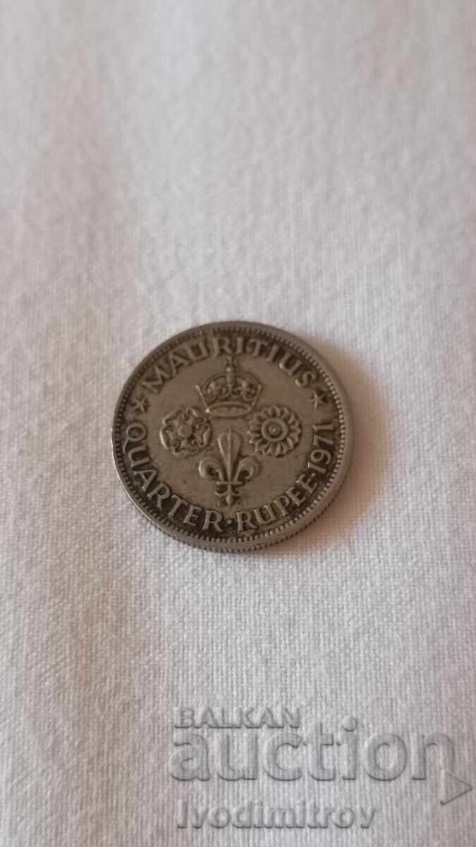 Мавриций 1/4 рупия 1971
