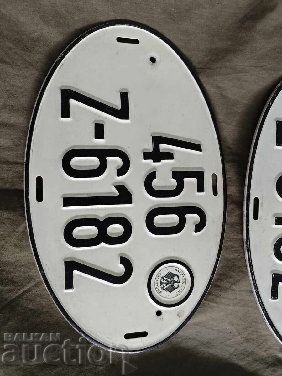German license plate with price 120.00 BGN | € 61.36