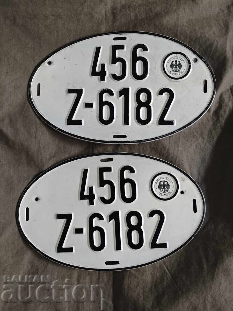 German license plate