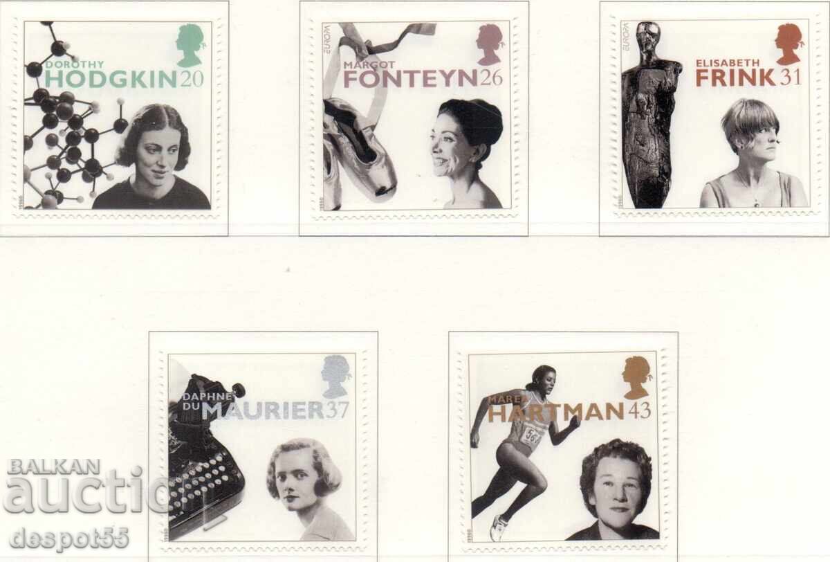 1996 Ηνωμένο Βασίλειο. ΕΥΡΩΠΗ - Επιτεύγματα Γυναικών του 20ού αιώνα 1996 Ηνωμένο Βασίλειο. ΕΥΡΩΠΗ - Επιτεύγματα Γυναικών του 20ού αιώνα