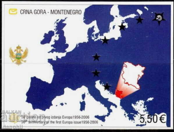 Montenegro 2005 50 g. Europemarks - mint block Montenegro 2005 50 g. Europemarks - mint block
