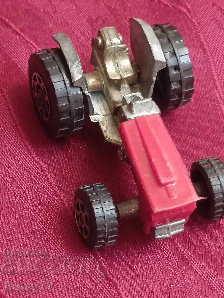 Auction  Politoys: Small tractor red/silver