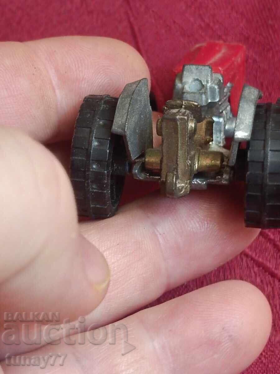 Politoys: Small tractor red/silver - 7