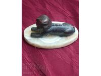 Statuetă masivă decorativă egipteană