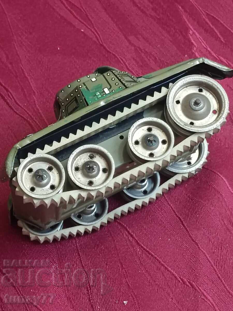 GREAT ANTIQUE TIN TANK GAMA WITH WINDING, WESTERN with price 15.00 BGN | € 7.67