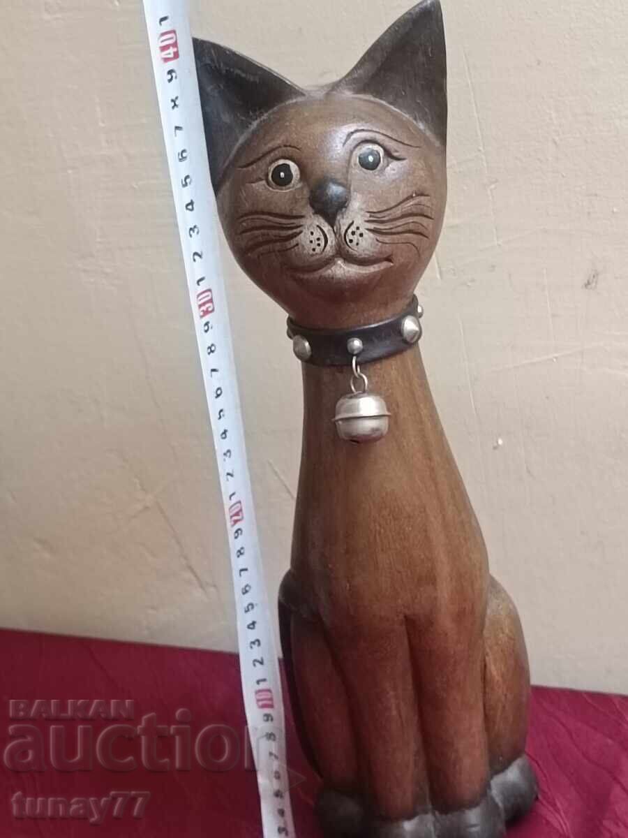 Delivery of Egyptian Cat From Solid Wood Carved Figure Delivery of Egyptian Cat From Solid Wood Carved Figure