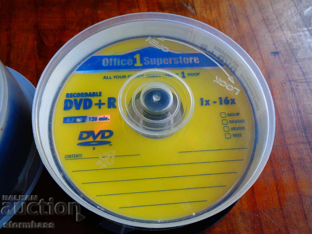 Auction LOT DVD+R Auction LOT DVD+R