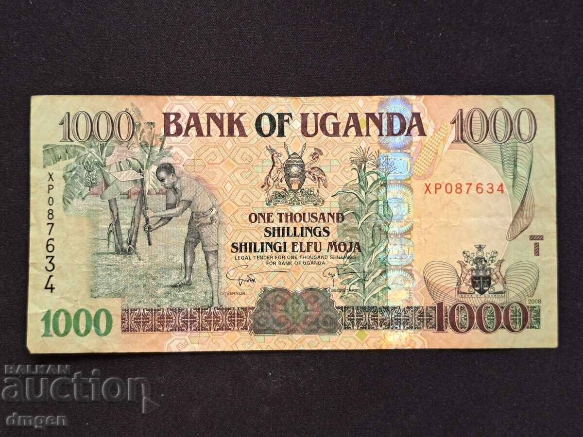 1000 de șilingi Uganda 2008 1000 de șilingi Uganda 2008