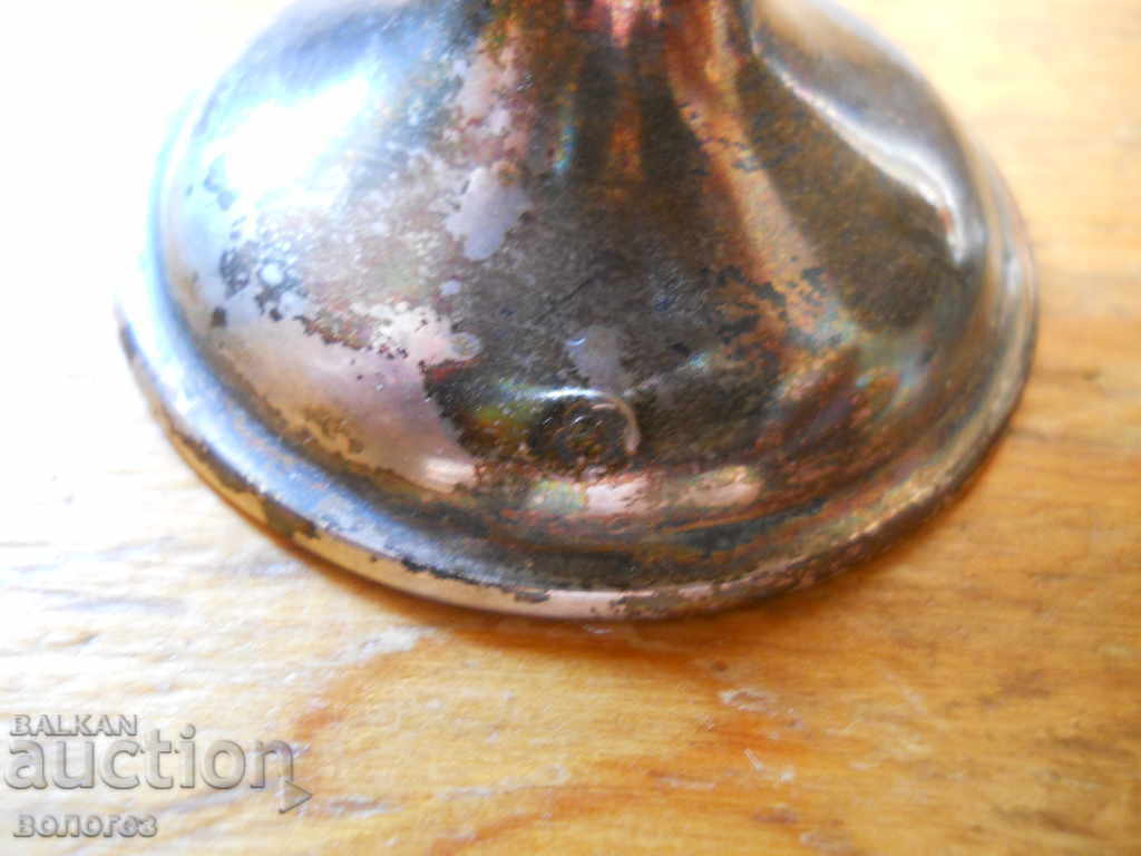 Livrarea Sărată dublă veche din argint Livrarea Sărată dublă veche din argint