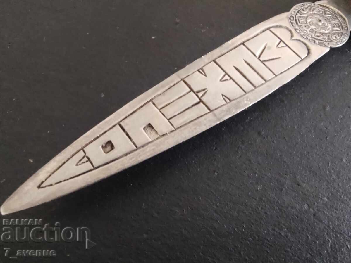 Licitație Cuțit de scris din argint, Argint 925, Mexic, 10.08.2025