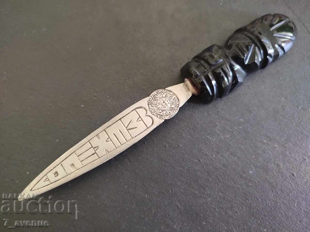 Cuțit de scris din argint, Argint 925, Mexic, 10.08.2025