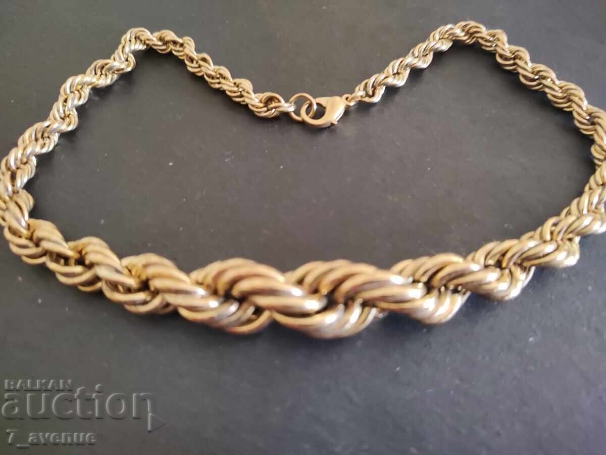 Auction  Necklace, necklace, jewelry, gold plating, two seals, 10.08.2025