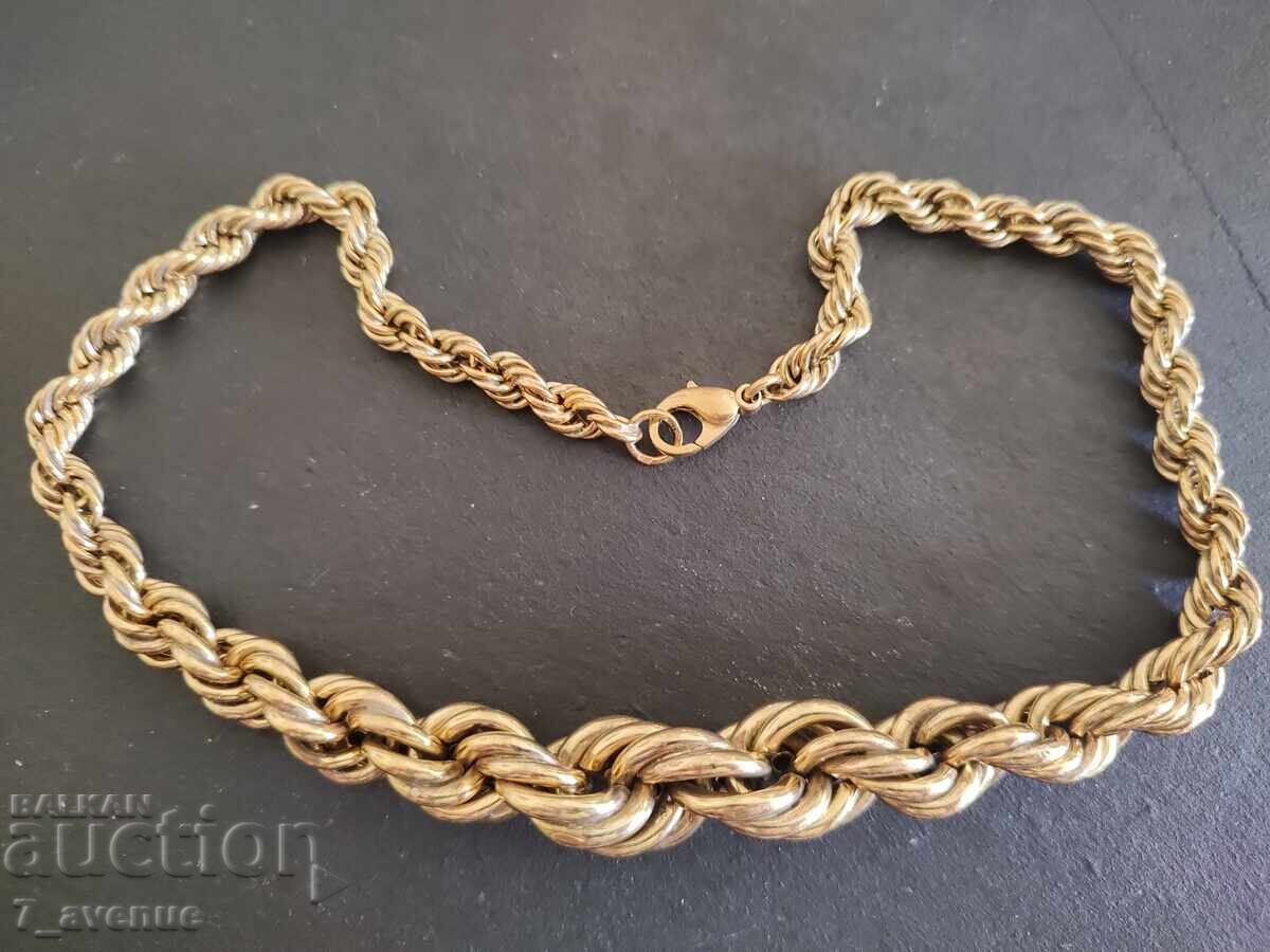 Necklace, necklace, jewelry, gold plating, two seals, 10.08.2025 - 5