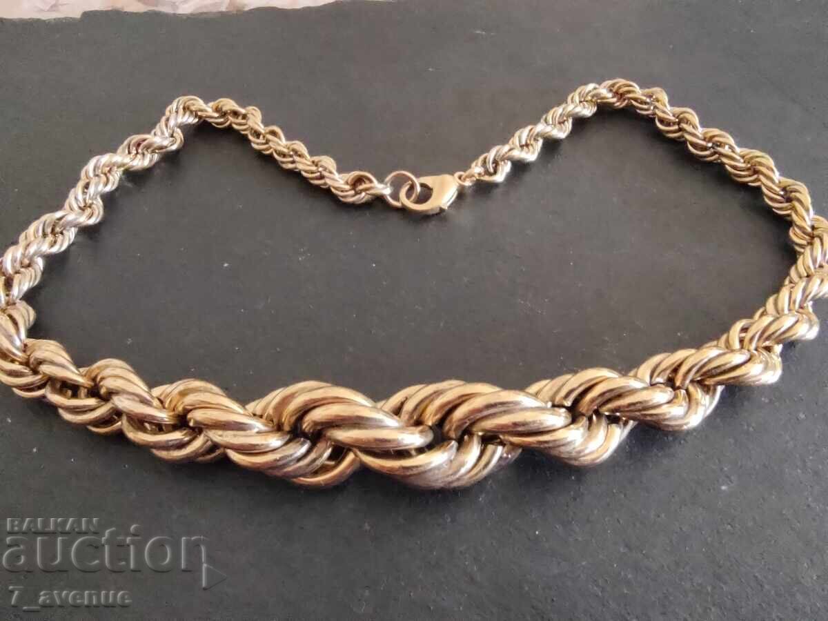 Necklace, necklace, jewelry, gold plating, two seals, 10.08.2025