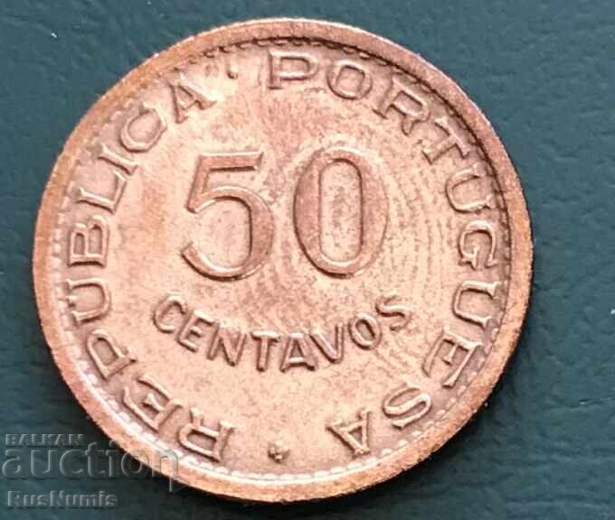 Guinea-Bissau. 50 centavos 1952 with price 12.00 BGN | € 6.14 Guinea-Bissau. 50 centavos 1952 with price 12.00 BGN | € 6.14