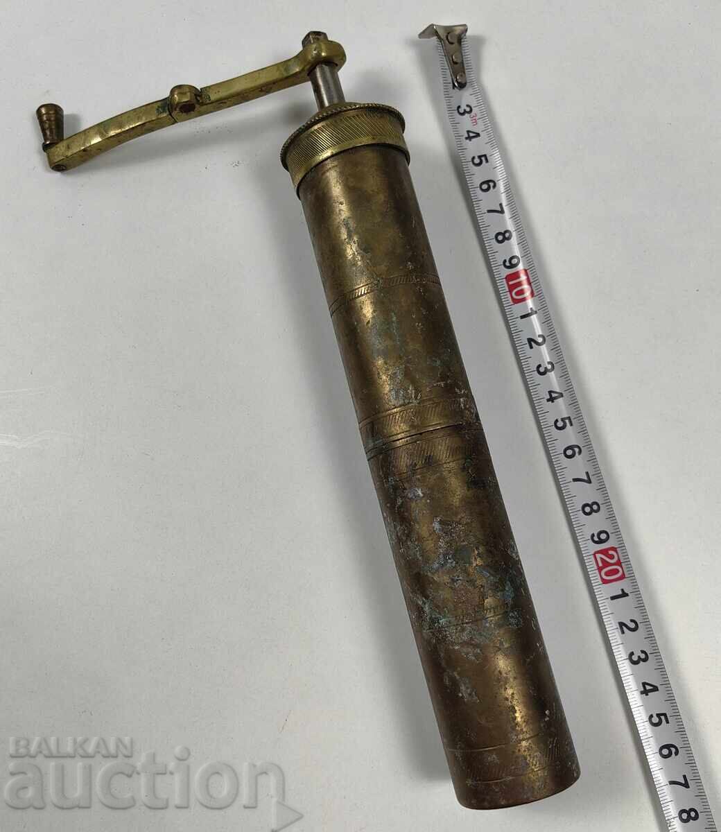 OLD OTTOMAN SPICE MILL GRINDER METAL with price 29.00 BGN | € 14.83