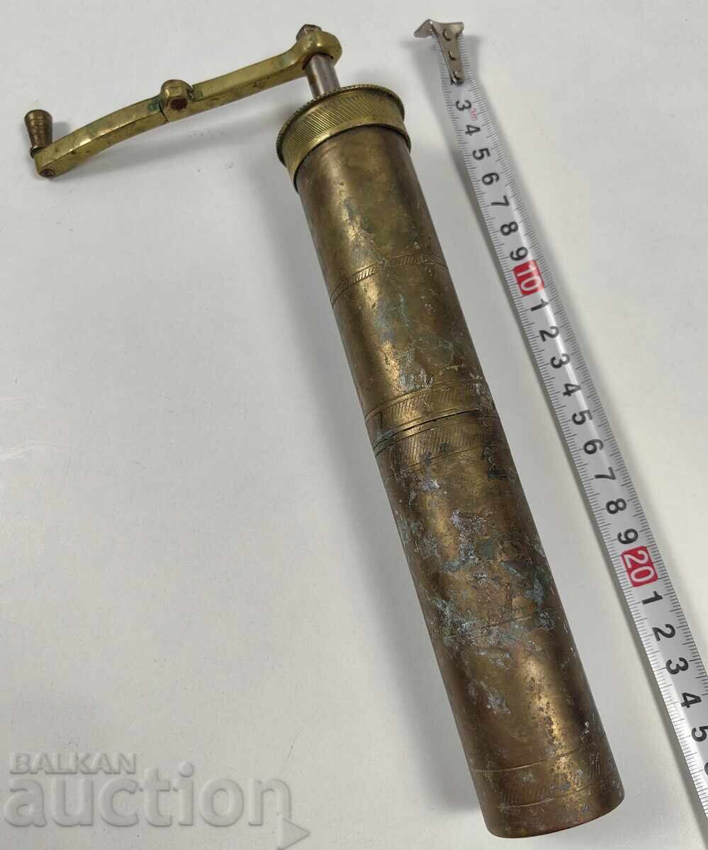 Auction  OLD OTTOMAN SPICE MILL GRINDER METAL