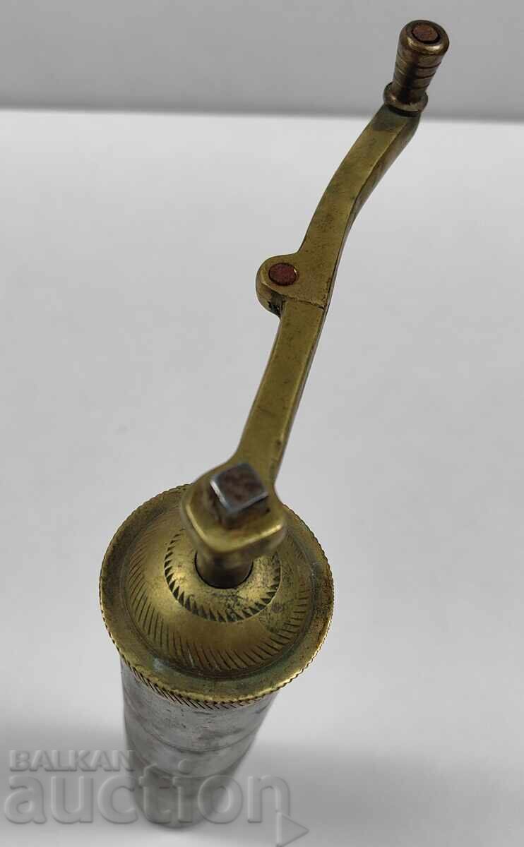 OLD OTTOMAN SPICE MILL GRINDER METAL - 5