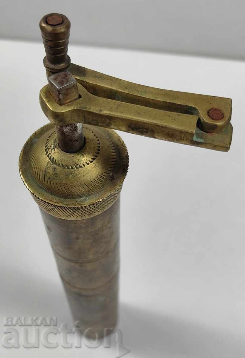 OLD OTTOMAN SPICE MILL GRINDER METAL - 6
