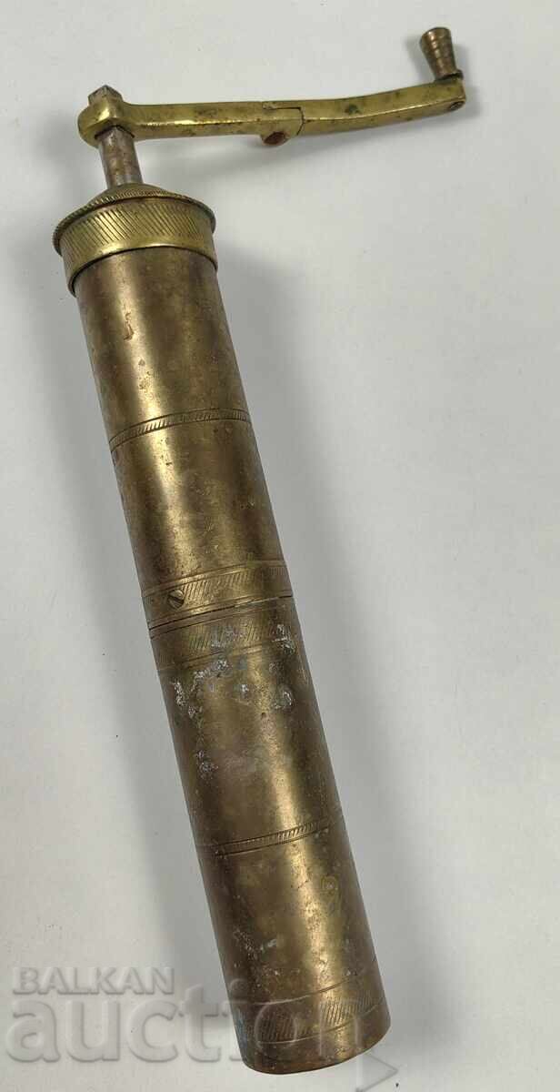 OLD OTTOMAN SPICE MILL GRINDER METAL
