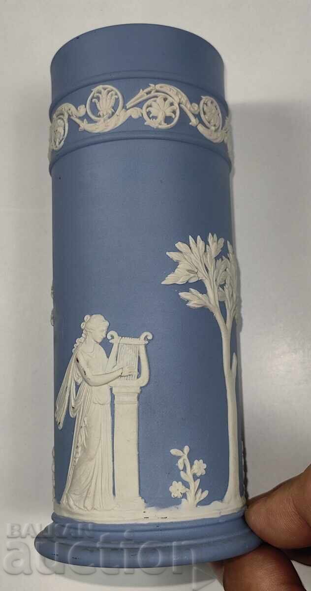 VAZĂ ȘI CUTIUȚĂ MICĂ PENTRU BIJUTERII WEDGWOOD ENGLAND - 7 VAZĂ ȘI CUTIUȚĂ MICĂ PENTRU BIJUTERII WEDGWOOD ENGLAND - 7