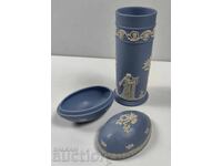 VAZĂ ȘI CUTIUȚĂ MICĂ PENTRU BIJUTERII WEDGWOOD ENGLAND