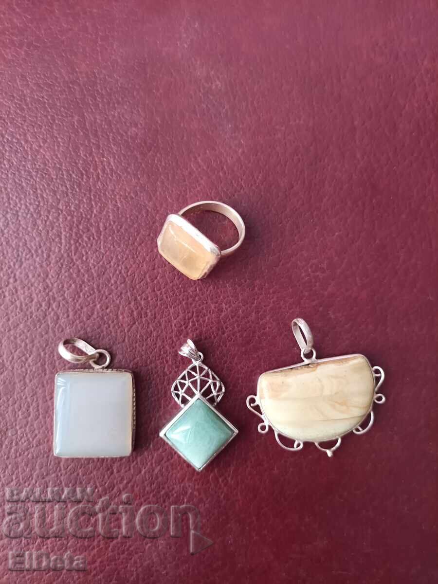Lot of jewelry pendants silver with price 80.00 BGN | € 40.90