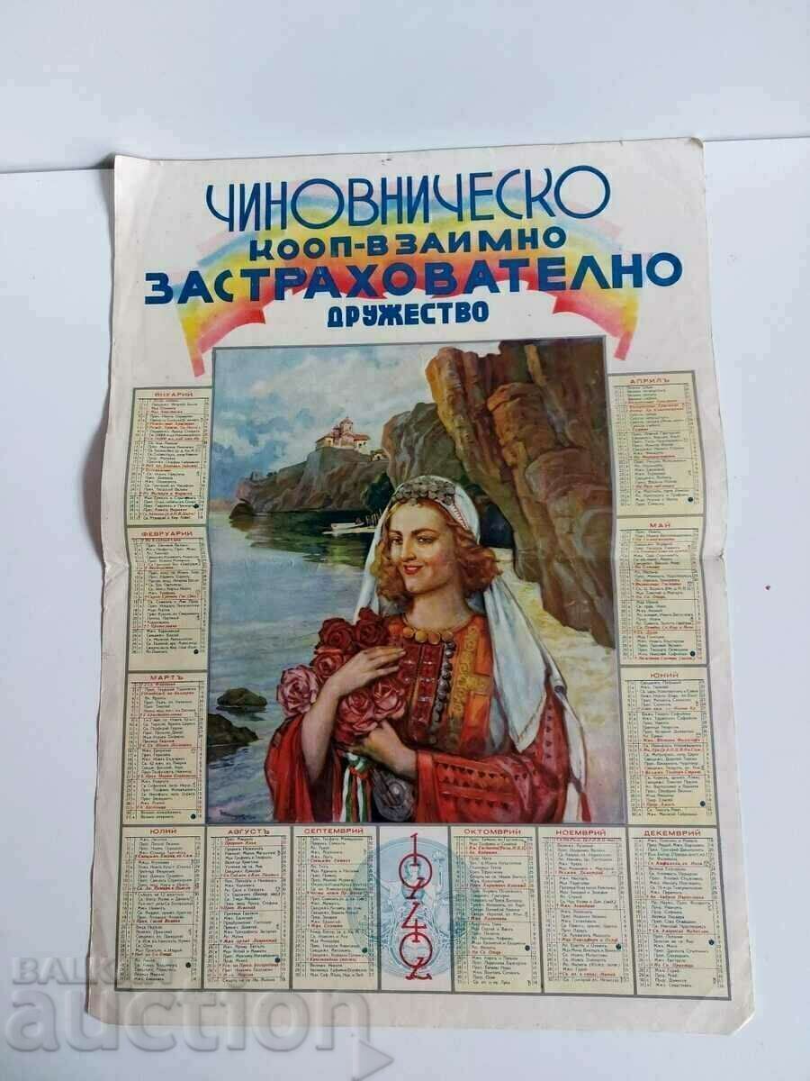 1942 CALENDARUL OFICIAL AL BISERICII SOCIETATEA DE ASIGURARE