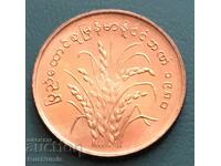 Μιαναμάρ. 25 πιάστρα 1980. FAO. UNC