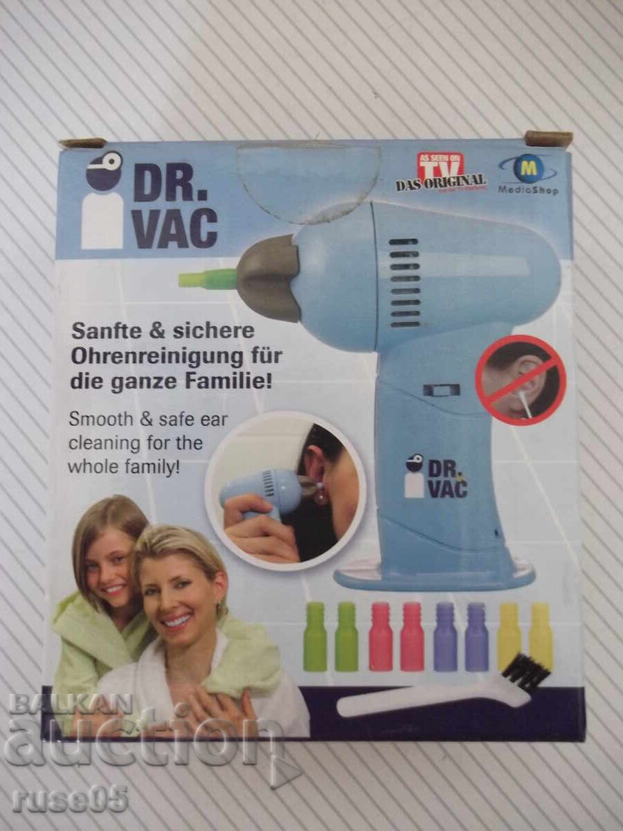 New working "Dr. Vac" ear cleaning device