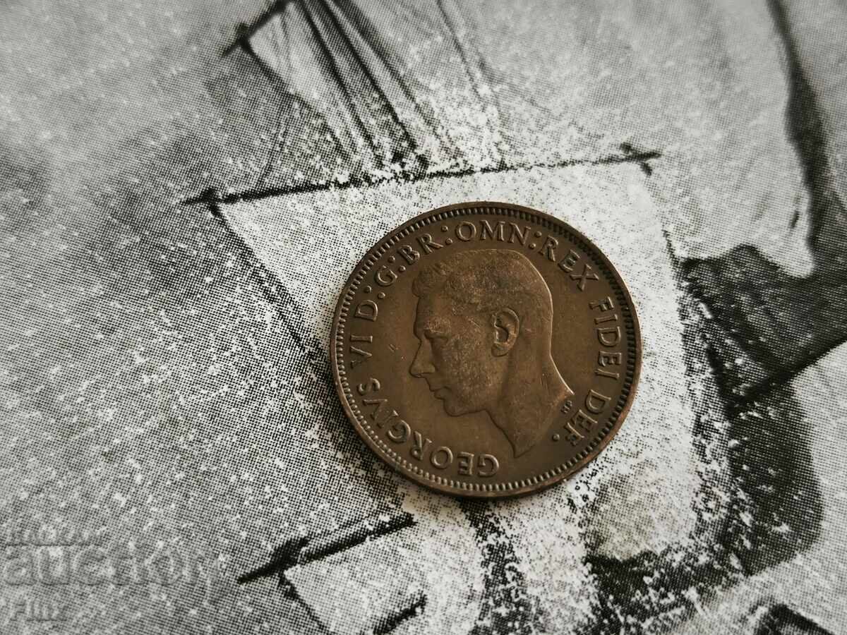 Coin - United Kingdom - 1/2 (half) Penny | 1950 with price 4.35 BGN | € 2.22