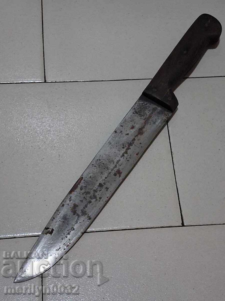 Old hand-forged butcher knife dagger fist with price 75.00 BGN | € 38.35