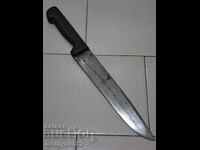 Old hand-forged butcher knife dagger fist