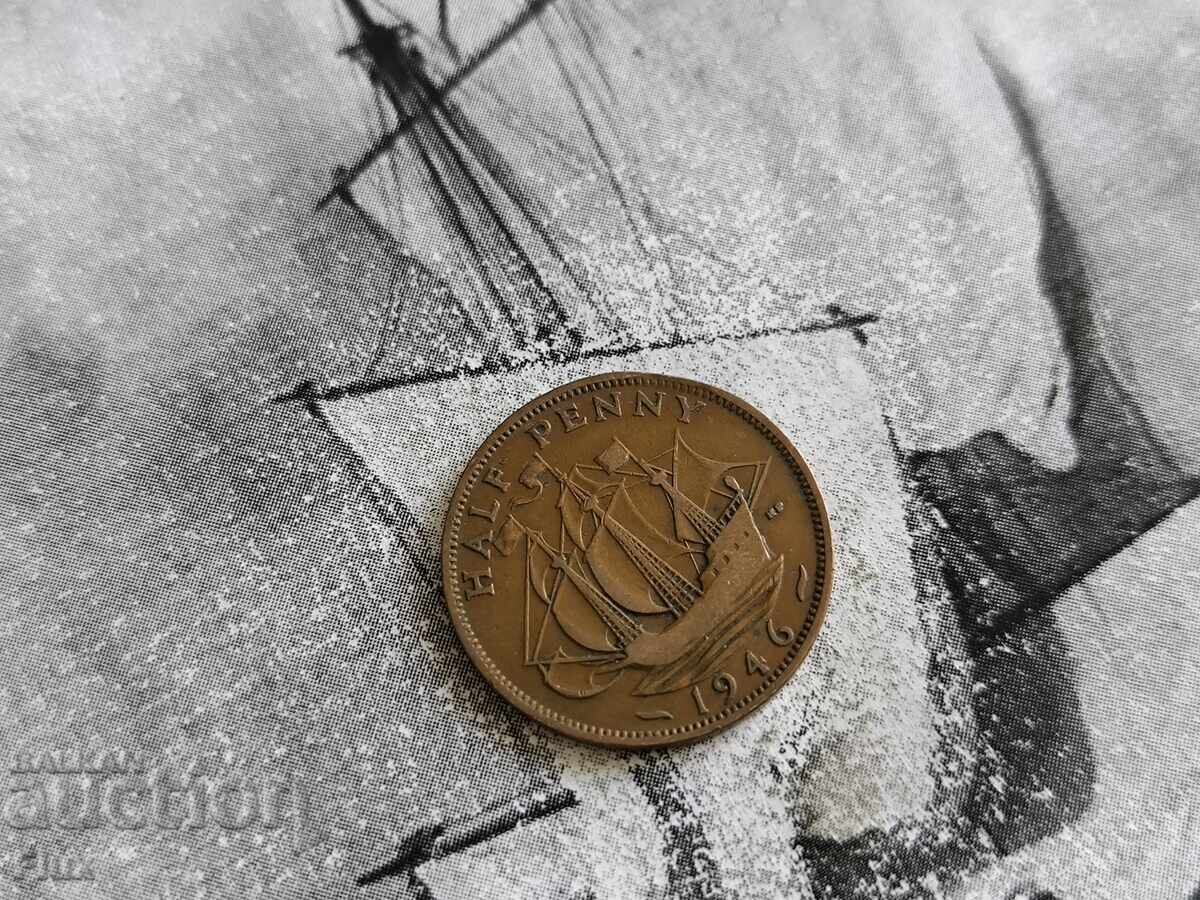 Coin - Great Britain - 1/2 (half) penny | 1946