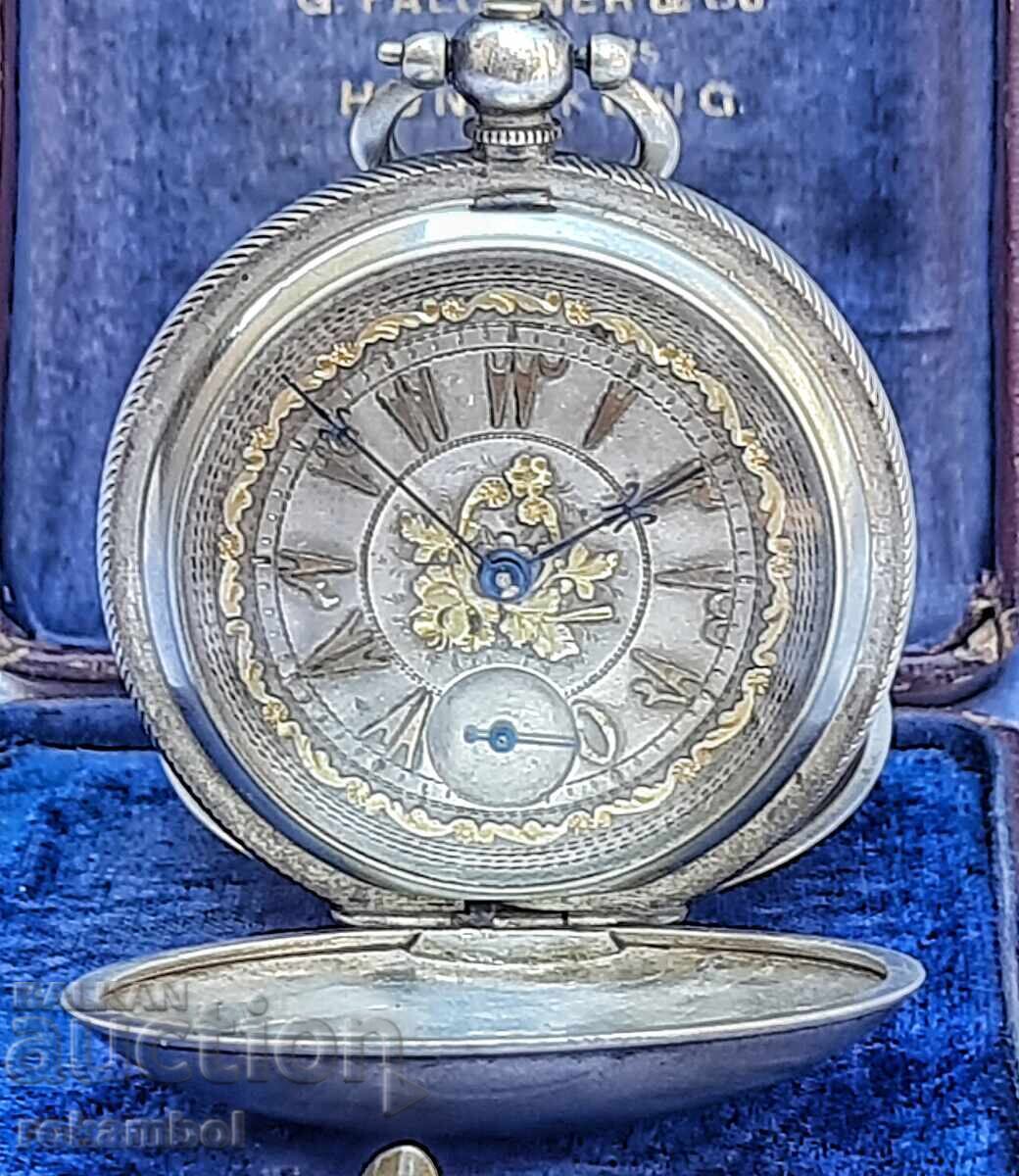 Οθωμανικό ασημένιο ρολόι τσέπης J.Dent London με τιμή 1250.00 BGN | € 639.11 Οθωμανικό ασημένιο ρολόι τσέπης J.Dent London με τιμή 1250.00 BGN | € 639.11