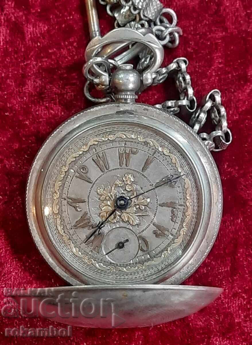 Ceas de buzunar otoman din argint J.Dent London cu preț € 600.00 | 1173.50 BGN