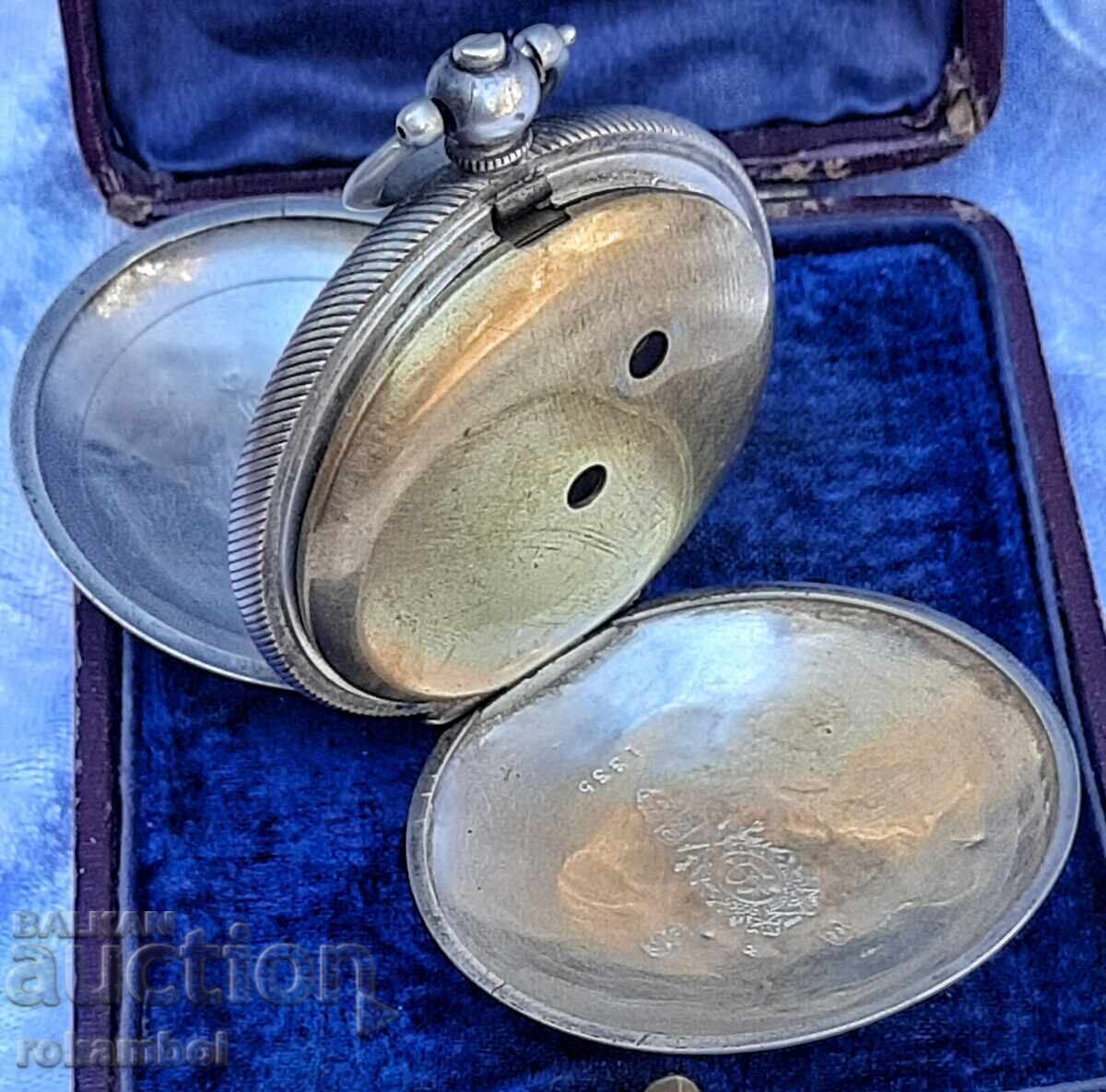 Δημοπρασία Οθωμανικό ασημένιο ρολόι τσέπης J.Dent London Δημοπρασία Οθωμανικό ασημένιο ρολόι τσέπης J.Dent London