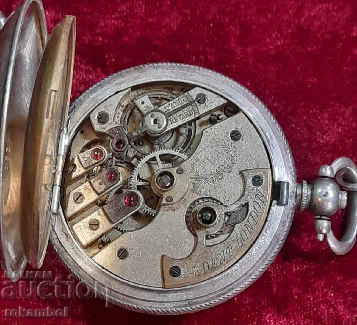 Licitație Ceas de buzunar otoman din argint J.Dent London