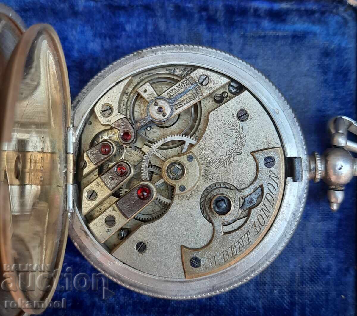 Οθωμανικό ασημένιο ρολόι τσέπης J.Dent London - 7 Οθωμανικό ασημένιο ρολόι τσέπης J.Dent London - 7