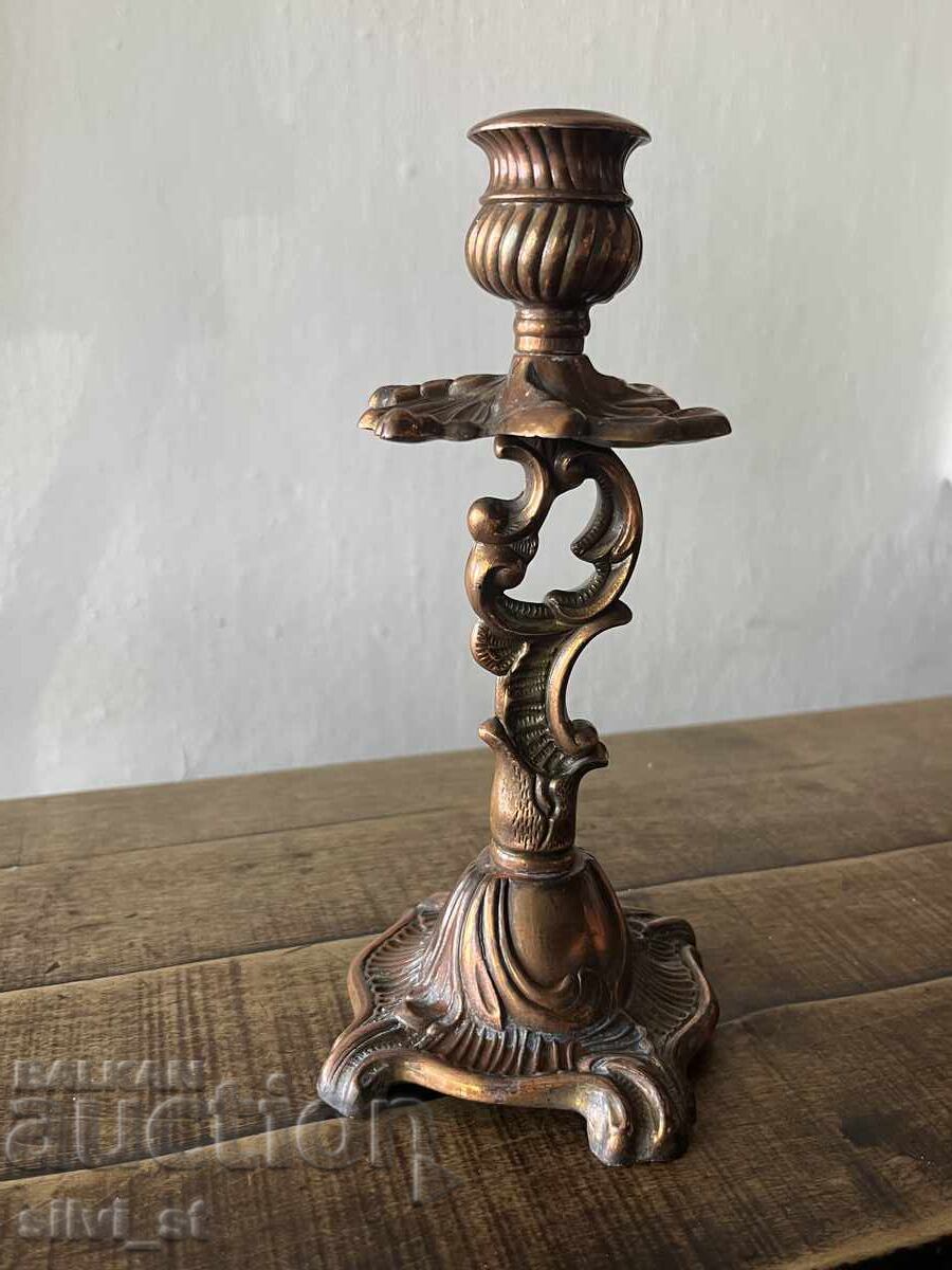 Auction  Antique Italian Candlestick