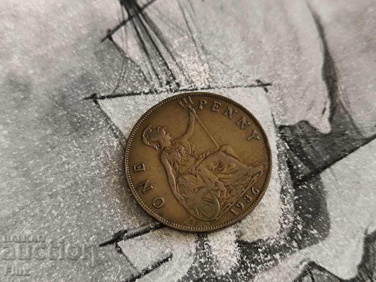 Monedă - Marea Britanie - 1 penny | 1936 Monedă - Marea Britanie - 1 penny | 1936
