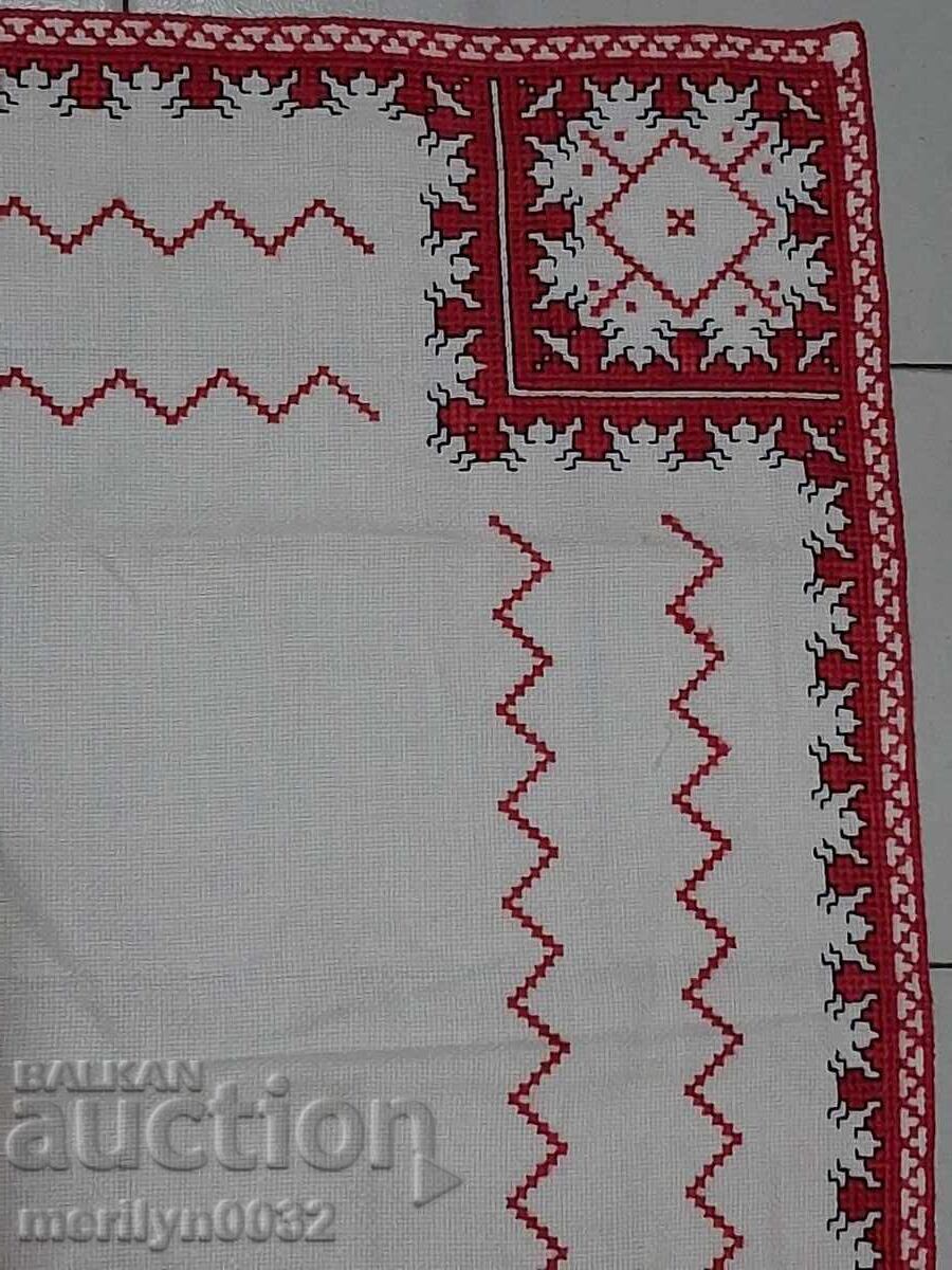 Old embroidered check, tablecloth, milo, Bulgarian embroidery with price 49.00 BGN | € 25.05